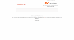 Desktop Screenshot of cryptostore.net